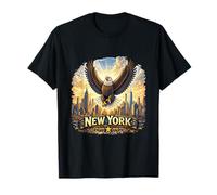Nueva York Skyline Eagle Empire State Camiseta