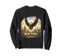 Nueva York Skyline Eagle Empire State Sudadera