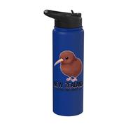 Nueva Zelanda está llamando y debo irme a un pájaro kiwi neozelandés Stainless Steel Insulated Water Bottle