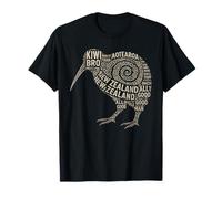 Nueva Zelanda Kiwi Word Cloud Camiseta