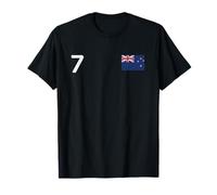 Nueva Zelanda Número 7 Bandera Nacional Patrimonio del Orgullo Camiseta