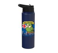 Nueva Zelanda Save The Kakapo Adorable Cute Bird Kakapo Stainless Steel Insulated Water Bottle