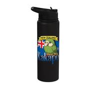 Nueva Zelanda Save The Kakapo Adorable Cute Bird Kakapo Stainless Steel Insulated Water Bottle