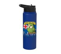 Nueva Zelanda Save The Kakapo Adorable Cute Bird Kakapo Stainless Steel Insulated Water Bottle