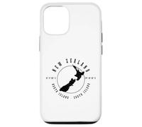 Nueva Zelanda Vintage Isla Norte Sur Mapa Carcasa para iPhone 12/12 Pro