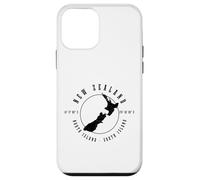 Nueva Zelanda Vintage Isla Norte Sur Mapa Carcasa para iPhone 12 Mini