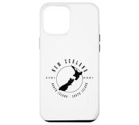 Nueva Zelanda Vintage Isla Norte Sur Mapa Carcasa para iPhone 12 Pro MAX