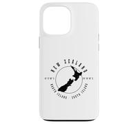 Nueva Zelanda Vintage Isla Norte Sur Mapa Carcasa para iPhone 13 Pro MAX