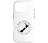 Nueva Zelanda Vintage Isla Norte Sur Mapa Carcasa para iPhone 16 Pro