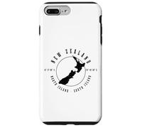 Nueva Zelanda Vintage Isla Norte Sur Mapa Carcasa para iPhone 7 Plus/8 Plus