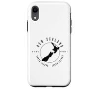Nueva Zelanda Vintage Isla Norte Sur Mapa Carcasa para iPhone XR