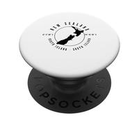 Nueva Zelanda Vintage Isla Norte Sur Mapa PopSockets PopGrip Adhesivo