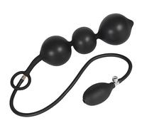 Nuevas bolas anales inflables con 3 bolas, tapón anal consolador, tapón anal inflable extra largo con bomba, SM fetiche fisting estimulación de próstata juguete sexual para mujeres hombres parejas