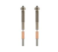 Nuevas Boquillas Bimetálicas de 0,4/0,2 mm para Accesorios de Impresión para QIDI TECH MAX4 (2 Unidades, 0,4 mm)