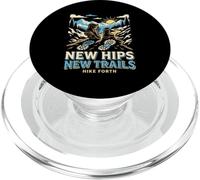 Nuevas Caderas Nuevos senderos Cirugía ortopédica Recuperación Caminante PopSockets PopGrip para MagSafe