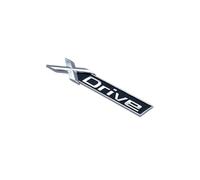 Nuevas Letras cromadas Negras for Guardabarros SDrive XDrive EDrive emblemas for 3 4 5 6 7 8 Series X3 X4 X5 X6 Z4 GT Pegatina con Logotipo for Maletero de Coche (Color : Silver XDrive)