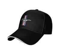 Nuevas M-Mustangs Iron Badge Style Sun Baseball Cap Summer Casual Hip Hop Hats para Mujeres Hombres Caza Camping Gorras de Béisbol