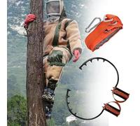 Nuevas puntas mejoradas para trepar árboles, equipo portátil de escalada de árboles, 1 par con cinco puntas y patas antideslizantes para caza, observación y recogida de frutas, hebilla de pie de poste