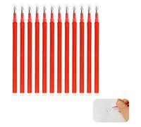 Nuevas recargas de repuesto borrables compatibles con Pilot FriXion Ball & Clicker, [juego de 12],Punta de Bola Japonesa, 400m de Escritura por Recarga, para Oficina y Escuela (rojo, 0.5mm)