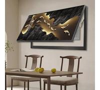 Nueve Peces Que traen Riqueza, Pintura, Cubierta de Panel eléctrico PS Decorativa, Cubierta de Caja de fusibles, ocultación y embellecimiento.