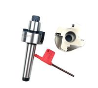 NUEVO 1 juego de husillo de vástago MT2 MT3 MT4 FMB22 FMB27 FMB32 300R 400R 50L 63L Cabezal de fresado BAP300 BAP400 Portaherramientas de husillo(MT3-300R-63mm)