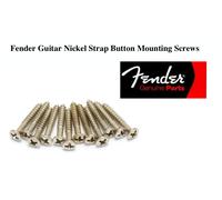 Nuevo 12 Fender Correa Botón - 0016188049 - Níquel - Guitarra STRAT / Tele / Pj