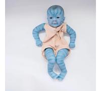 Nuevo 18inch Fecilia versión Avatar Woodland Silicona Reborn Doll Kit ya pintado piezas inacabadas de la muñeca DIY Juguetes