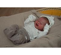 Nuevo 19inch terminado Reborn Muñeca MARIA BABY'S FIRST CRY Mismo Como Imagen 3D Piel Pintada Pelo Visible Venas Reborn Muñeca Niño