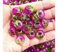 NUEVO 20 piezas/lote de cuentas espaciadoras acrílicas de 14,0 mm con orificio grande para la fabricación de joyas, accesorios para collares y pendientes hechos a mano - 72