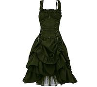 Nuevo 2021 Vestidos Largo para Mujer, Casual Vestido sin Manga Moda otoño Diablo gótico Punk Vestido de Noche Verano Negro Vestidos Largo de Vestir Noble Fiesta Vestidos