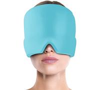 Nuevo 2023 Forma de ajuste Gel Hielo Dolor de Cabeza Migraña Sombrero de Migraña Fría Gorra Cómodo Paquete de Hielo Elástico Máscara de Ojos para Ojos Hinchados, Tensión, Estrés, Diademas