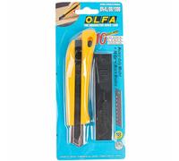 NUEVO 2024 - Cúter de bloqueo automático BN-AL y 10 cuchillas Excel Black de 18 mm