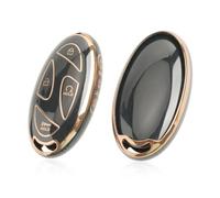 [Nuevo 2024] GAFAT Hyunda-i Tucson 2025/ Kona SX2 EV/ Ioniq 5/ Ioniq 6/ Sante Fe 2024 2025 2026 Carcasas para Llaves de Coche, Funda Protectora para Llave, Gel de sílice TPU [7 Botones] (Negro)