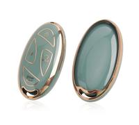 [Nuevo 2024] GAFAT Hyunda-i Tucson 2025/ Kona SX2 EV/ Ioniq 5/ Ioniq 6/ Sante Fe 2024 2025 2026 Carcasas para Llaves de Coche, Funda Protectora para Llave, Gel de sílice TPU [7 Botones] (Azul)