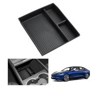 [Nuevo 2024] GAFAT Tesla Model 3 2024 2025 Caja de Almacenamiento Consola Central, Model 3 Highland 2024 Espacio delantero Organizador Bandeja Guantera, Tesla Model 3 2024 Accesorios (Inférieur)