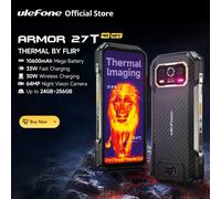 【NUEVO 2024】Ulefone Armor 27T 4G 10600mAh Teléfono robusto 24 GB RAM(12+12), 256 GB ROM Android 14 Smartphone 6.78" FHD+ 120Hz Cámara de visión nocturna Carga inalámbrica Add Film Case