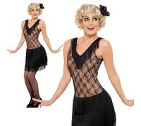 Nuevo 20's Adulto Flapper Todo Que Jazz 1920s Mujer Disfraz Gran Gats