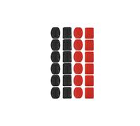 Nuevo 24 piezas de accesorios para casco almohadilla adhesiva plana y curva montura para Gopro Hero 3 3+ 4 5