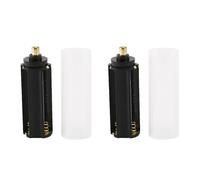 Nuevo 2PCS 18650 Battery Tube + 2PCS AAA Battery Holder para Flashlight Torch Lamp