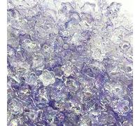 NUEVO 50 piezas de cuentas acrílicas de campanilla de 7x13.0mm con cambio gradual, tapas para joyería, dijes, pulseras, cuentas espaciadoras para la fabricación de joyas-72