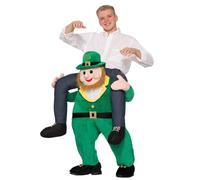 Nuevo Adultos Leprechaun Irlandés Ride En Llevar Disfraz para Hombre Conjunto