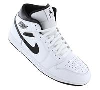 Zapatillas de Correr Nike Air Jordan 1 Mid Blanco y Rojo Hombre - DQ8426-132 - Taille 45