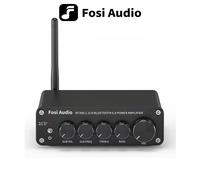 Fosi Audio BT30D Bluetooth 5.0 Amplificador Receptor de Audio Estéreo 2.1 Canal Mini Hi-Fi Clase D Amperio Integrado, 50 Watt x2+100 Watt para el Hogar Altavoces Pasivos de Exterior/Subwoofer