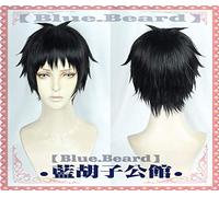 Nuevo Anime David Producción Cosplay Synakakababe Peluca Negro Corto Cosplay Pelucas + Peluca Sombrero