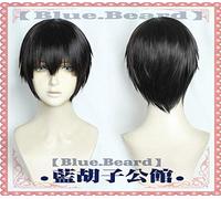 Nuevo Anime Jibaku Shounen Hanako-kun Hanako Kun Peluca Cosplay Negro Marrón Resistente al calor Pelo sintético Fiesta Juego de roles Peluca color negro puro