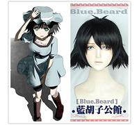 Nuevo Anime Steins Gate Ruka Urushibara Cosplay Shiina Mayuri Peluca Negro Corto Rizado Halloween Pelo sintético + Peluca gratis