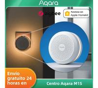 Nuevo Aqara Smart Hub M1S Gateway Inalámbrico Zigbee 3.0 Wifi RGB LED Luz Nocturna Puente Inteligente para el Hogar Compatible con Xiaomi Mijia Homekit APP CN plug