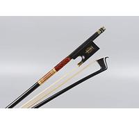 Nuevo arco de violín 4/4, arcos trenzados de fibra de carbono, rana de ébano, tamaño completo, bien equilibrado, lazo Natural, lazos rectos, incrustaciones de flores