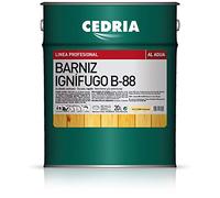 NUEVO Barniz Ignífugo B-88 Cedria protector fuego madera 20 litros Exteriores