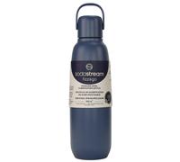 NUEVO Botella térmica SodaStream FizzGo 900 ml azul oscuro acero inoxidable...